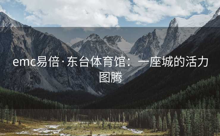 emc易倍·东台体育馆：一座城的活力图腾