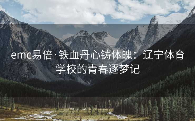 emc易倍·铁血丹心铸体魄：辽宁体育学校的青春逐梦记